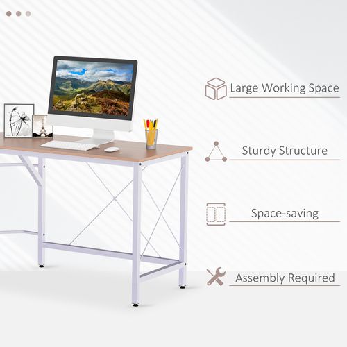 Corner L-Shape Desk Home Office Gaming Computer PC Workstation Oak - Desk from Unbranded