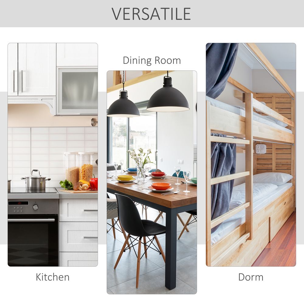 Drop-Leaf Dining Table Folding Desk Bar Table with Storage Shelf - Dining Table from Unbranded