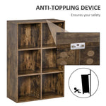 Cubic Cabinet Bookcase Storage Shelves Display for Study, Home, Office by Unbranded