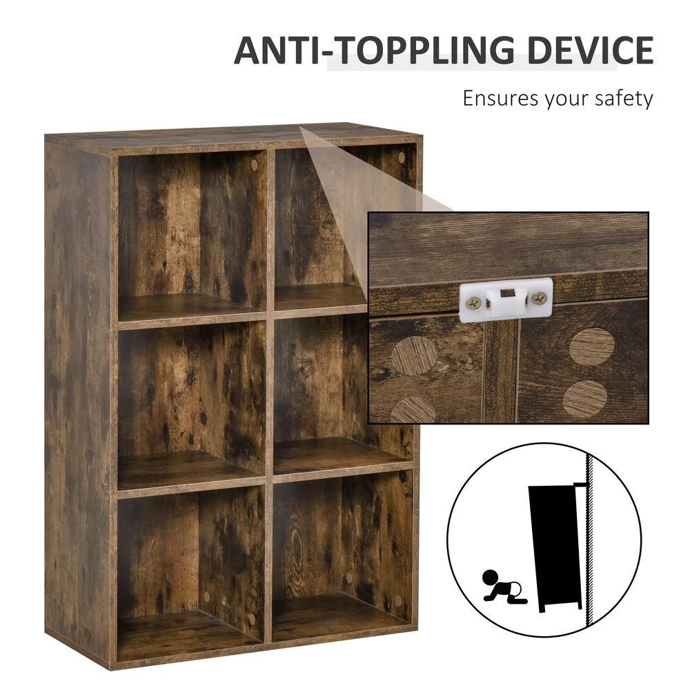 Cubic Cabinet Bookcase Storage Shelves Display for Study, Home, Office by Unbranded