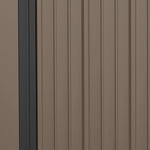 Unbranded Outdoor Storage Shed Steel Garden Shed w/ Lockable Door for Backyard Outsunny - Garden Shed