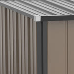 Unbranded Outdoor Storage Shed Steel Garden Shed w/ Lockable Door for Backyard Outsunny - Garden Shed
