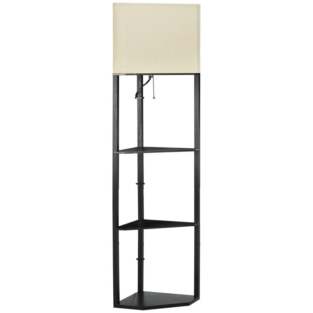 Corner Floor Lamp with Shelves, Modern Standing Lamps for Living Room Bedroom - Lamp from Unbranded