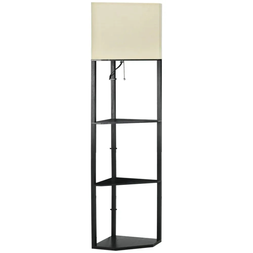 Corner Floor Lamp with Shelves, Modern Standing Lamps for Living Room Bedroom - Lamp from Unbranded