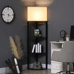 Corner Floor Lamp with Shelves, Modern Standing Lamps for Living Room Bedroom - Lamp from Unbranded