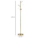 Modern Floor Lamp for Living Room Bedroom, 3 Light Tree Standing Lamp, Gold - Lamp from Unbranded