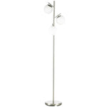 Unbranded Modern Floor Lamp for Living Room Bedroom, 3 Light Tree Standing Lamp, Silver - Uncategorized Lamp