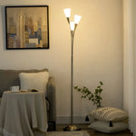 Modern Floor Lamp for Living Room Bedroom, 3 Light Upright Standing Lamp by Unbranded