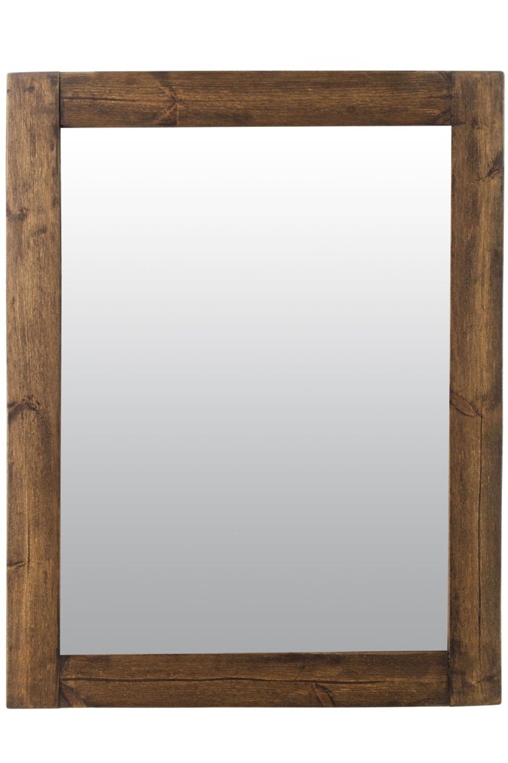 Farmhouse Natural Wood Mirror - Mirror from Unbranded