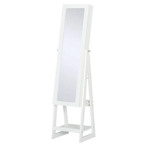 Unbranded Freestanding Jewellery Storage Armoire 2 Mirrors Drawers Hooks Lights - Mirror