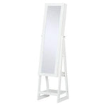 Unbranded Freestanding Jewellery Storage Armoire 2 Mirrors Drawers Hooks Lights - Mirror