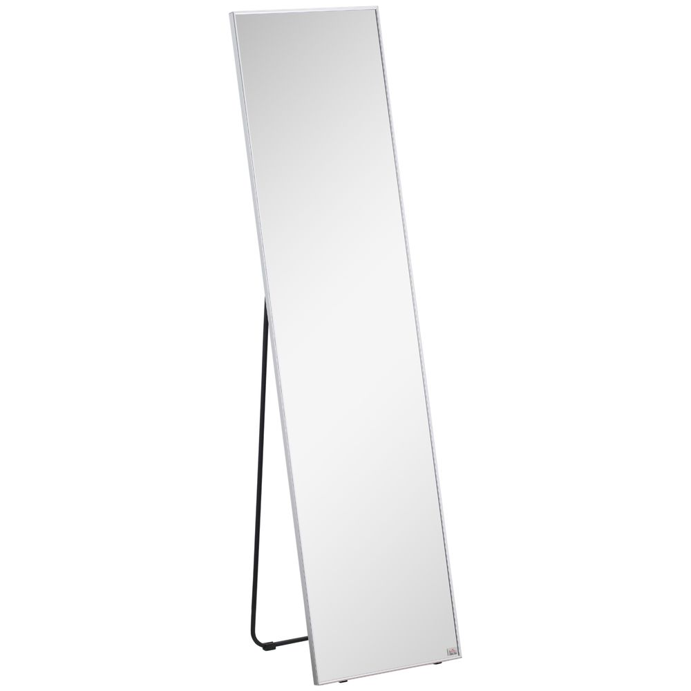 Full Length Mirror Dressing Mirror Wall-Mounted Entryway Black Frame - Mirror from Unbranded