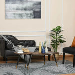 Nesting Coffee Tables Set of 2 Stackable End Tables Sofa Side Desk Home Office by Unbranded