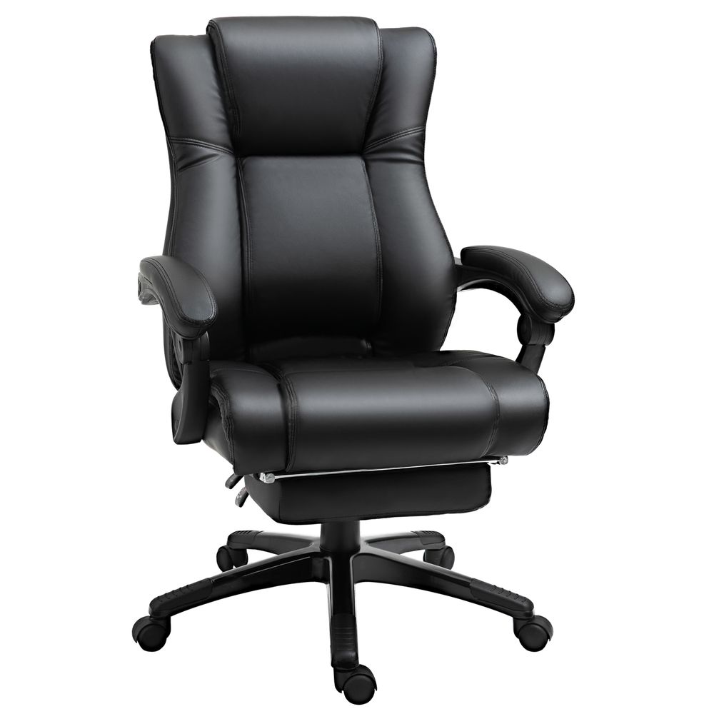 Executive Home Office Chair High Back Recliner, w/ Foot Rest, Black Vinsetto - Office Chair from Unbranded