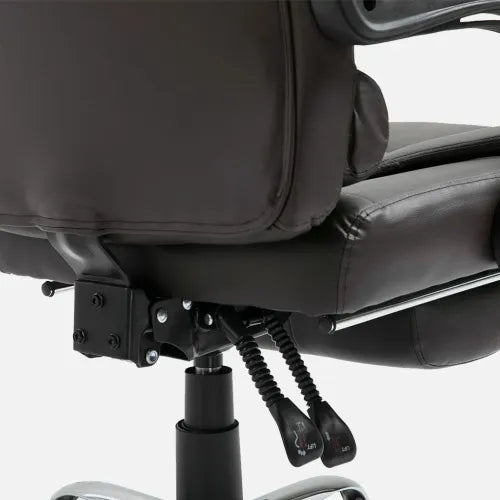 High Back Executive Office Chair Reclining Computer Chair w/ Swivel Wheel Brown - Office Chair from Unbranded