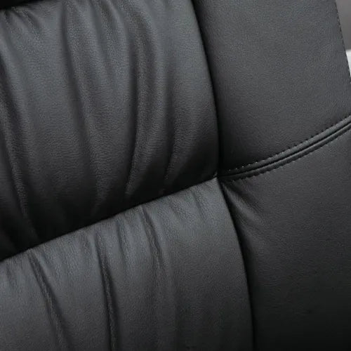 PU Leather Executive Office Chair High Back Height Adjustable Desk Chair, Black - Office Chair from Unbranded