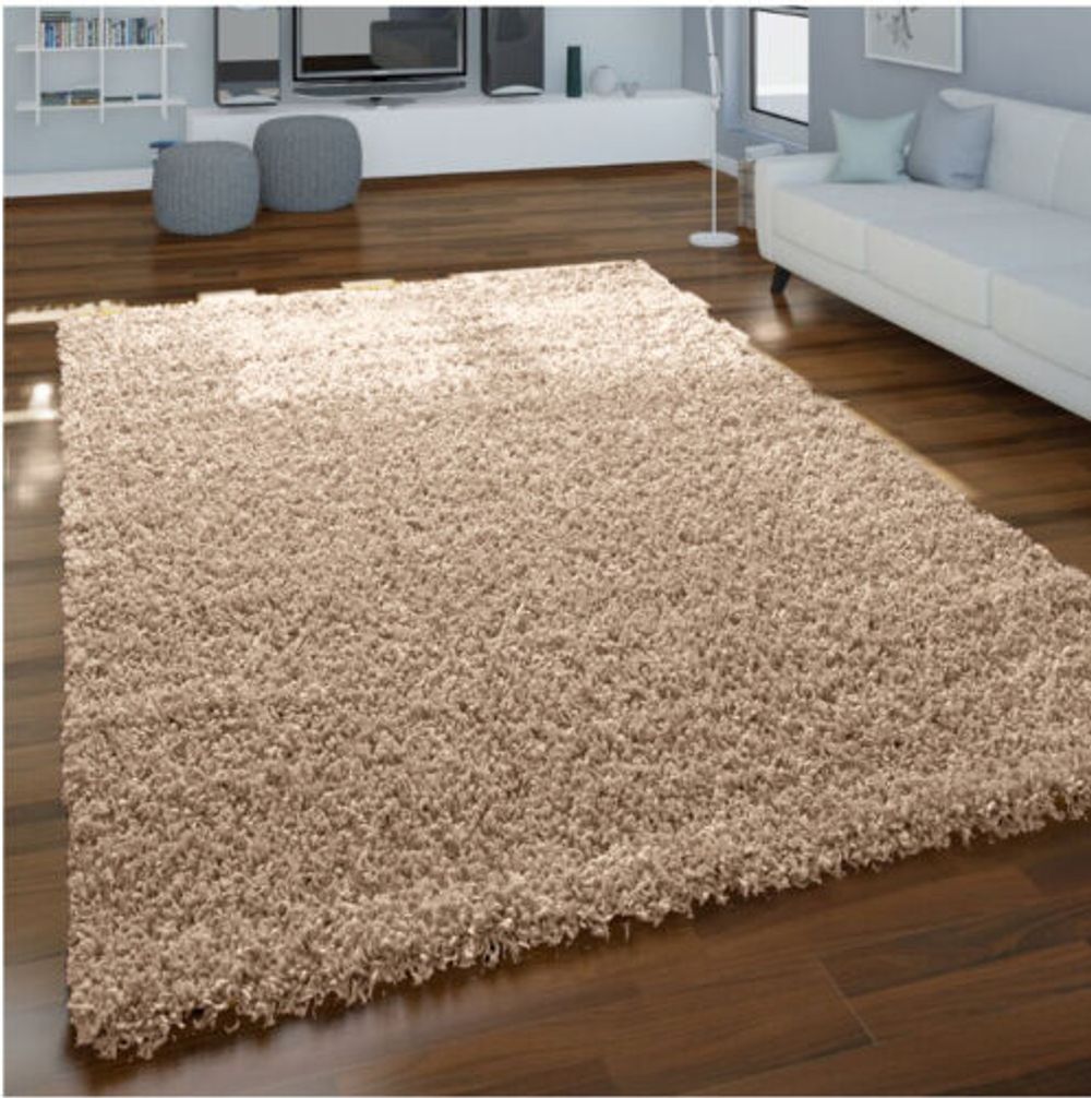 LIGHT BEIGE SHAGGY RUGS 200 x 290 - Rug from Unbranded