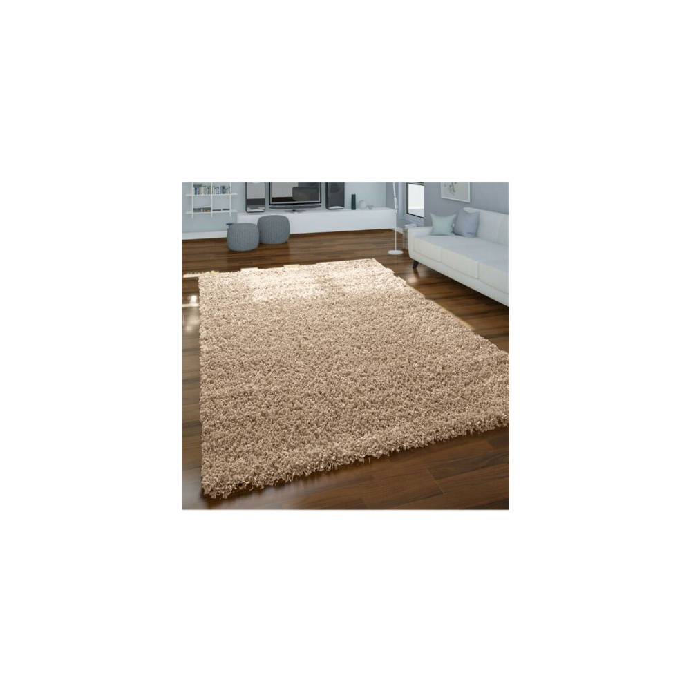 LIGHT BEIGE SHAGGY RUGS 200 x 290 - Rug from Unbranded