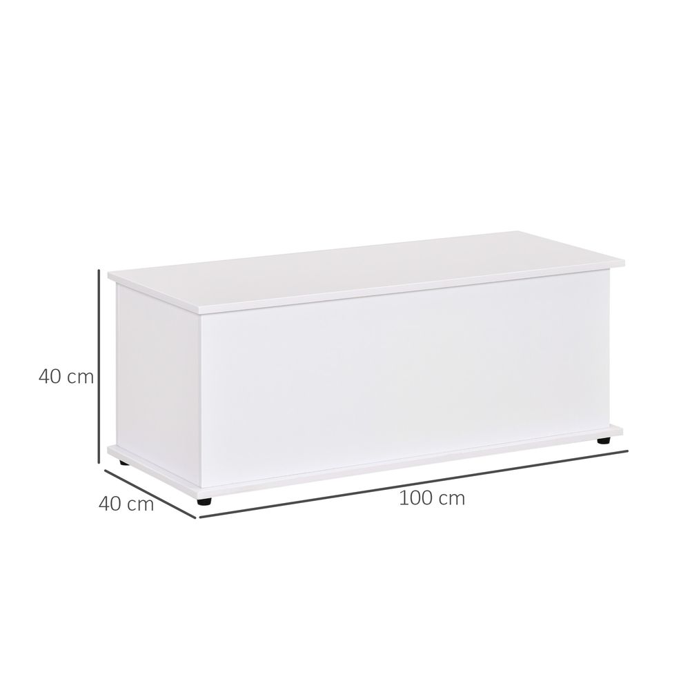 Storage Box Chest  Lid Keepsake Spacious Collection Chipboard -White - Storage Box from Unbranded