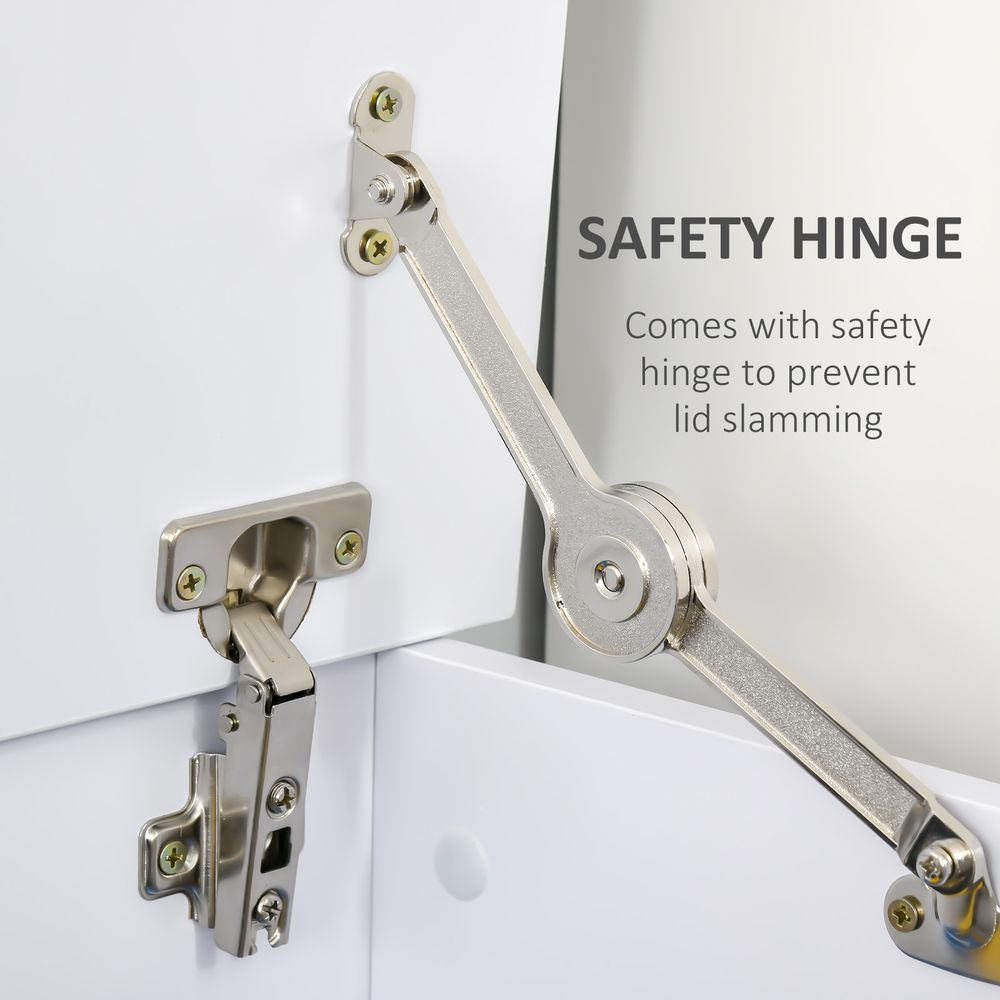 Storage Box Chest  Lid Keepsake Spacious Collection Chipboard -White - Storage Box from Unbranded