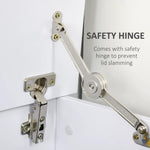 Unbranded Storage Box Chest Lid Keepsake Spacious Collection Chipboard -White - Uncategorized Storage Box