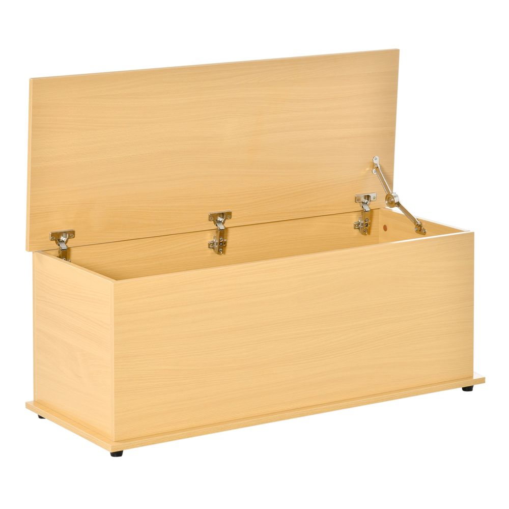 Storage Box Chest  Lid Spacious Collect Cabinet Chipboard -Burlywood - Storage Box from Unbranded