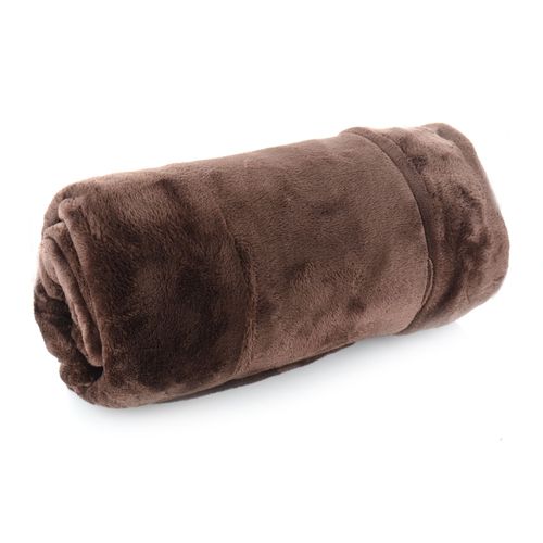 CCA Faux Mink Throw Blanket | SK-73379_JAVA | 150 x 200 cm BROWN (JAVA) AS-39630 - Home Symphony