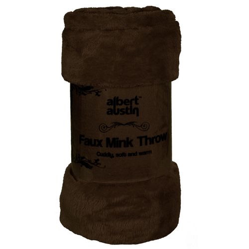 SK Faux Mink Throw Blanket | ZIZ001792_Brown ZIZ001986_Brown-150x200 | 150 x 200 cm JAVA AS-39630 - Home Symphony