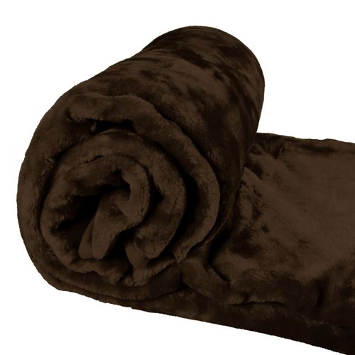 SK Faux Mink Throw Blanket | ZIZ001792_Brown ZIZ001986_Brown-150x200 | 150 x 200 cm JAVA AS-39630 - Home Symphony