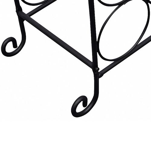 Classic Metal Wine Rack for 21 Bottles with Elegant Design for Wine Enthusiasts - Home Symphony