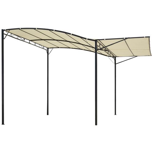Sturdy Metal Patio Gazebo 300x250 cm with Extendable Canopy for Outdoor Entertainers - Home Symphony