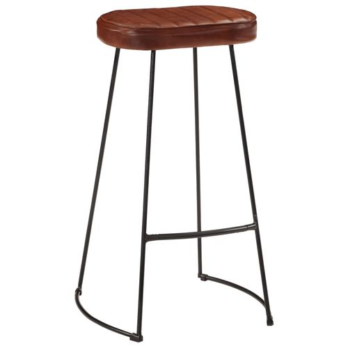 vidaXL Gavin Bar Stools 2 pcs Dark Brown 44x37.5x78 cm - Home Symphony