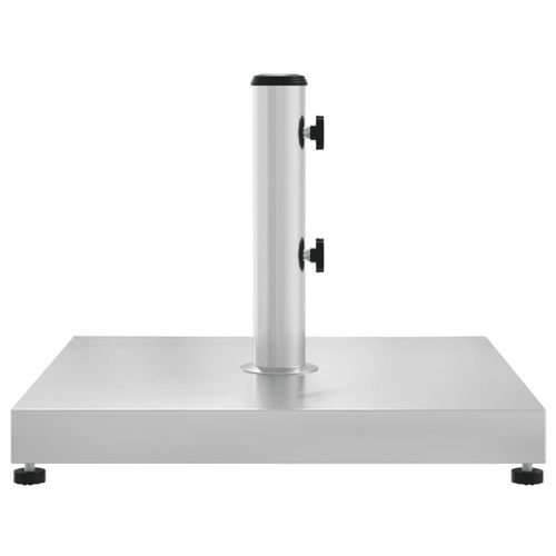 vidaXL Parasol Base 28 kg Square for Ø32/38/48 mm Poles with Durable Concrete Fill for Outdoor Umbrellas - Home Symphony