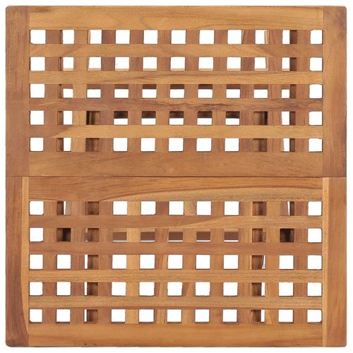 vidaXL Folding Garden Table 50x50x50 cm Solid Teak Wood - Home Symphony