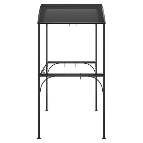 vidaXL BBQ Gazebo 220x115x230 cm Steel Frame with Durable Roof for Outdoor Cooking Enthusiasts - Home Symphony