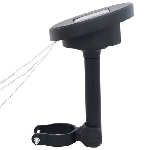 Solar Powered LED String Lights with Adjustable Mounting Bracket for Outdoor Garden Decor - Home Symphony