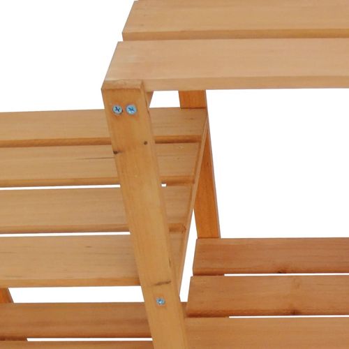 Garden Plant Stand 97x31x87 cm Solid Fir Wood - Home Symphony