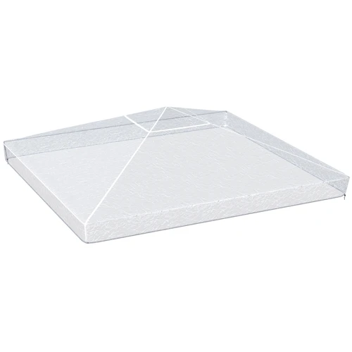 Outsunny Waterproof Gazebo Protective Cover 3 x 3 M with Secure Pull Cord Fastening for Outdoor Canopy Protection - Gazebos