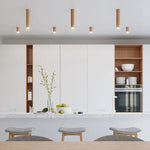 Ceiling lamp wood Zake Scandinavian Design GU10 by Sollux Lighting