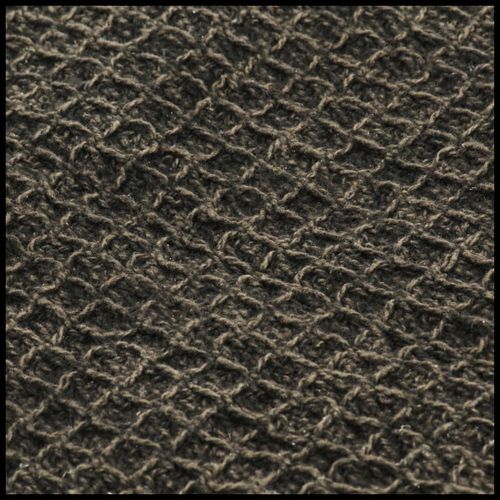 Soft texture of vidaXL Throw Cotton 160x210 cm Anthracite/Brown, perfect for adding comfort to any space.