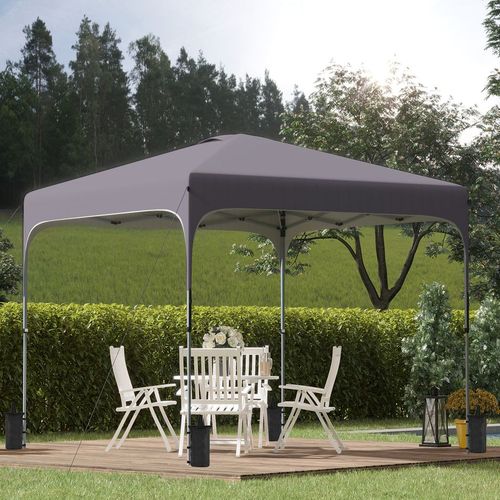 3x3M Pop Up Gazebo, Foldable Canopy Tent & Carry Bag with Wheels & 4 Legs - Home Symphony