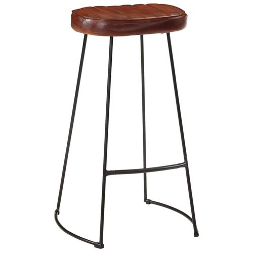 vidaXL Gavin Bar Stools 2 pcs Dark Brown 44x37.5x78 cm - Home Symphony