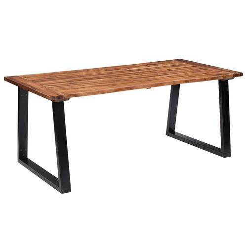 Dining Table Solid Acacia Wood 180x90 cm - Home Symphony