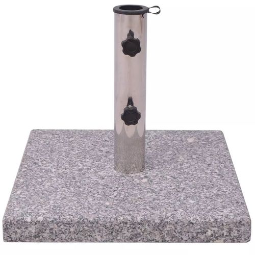 Granite Parasol Base Umbrella Holder 20kg with Dual Adapters for Outdoor Patio Use - Home Symphony