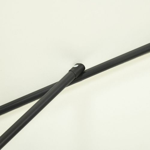 Outsunny 2.7m Garden Parasol Umbrella with 8 Metal Ribs, Tilt and Crank, Coffee - Home Symphony