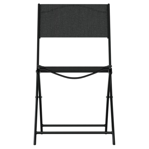 vidaXL 3 Piece Bistro Set Steel Black - Home Symphony