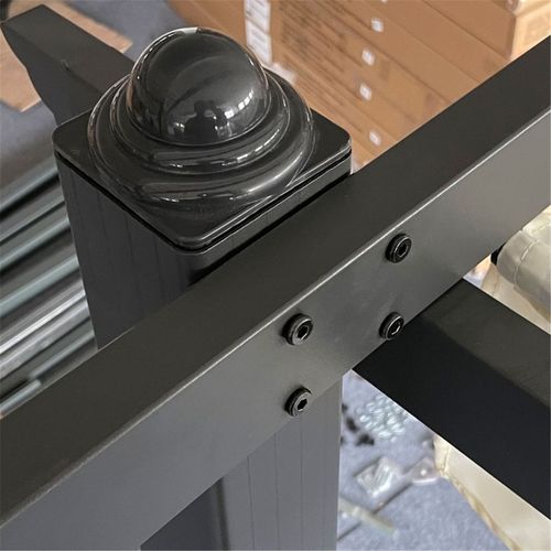 Aluminium Patio Gazebo 4 x 3 M With Retractable Canopy For Outdoor Gatherings - Home Symphony