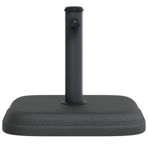 vidaXL Parasol Base 11 kg Square for Ø32/35/38 mm Poles with Concrete Fill for Outdoor Umbrella Stability - Home Symphony