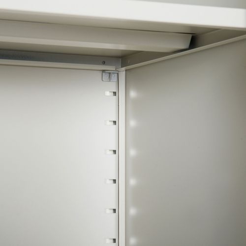 Filing Cabinet Storage Office 2 Doors Adjustable Shelf Metal Vinsetto - Home Symphony