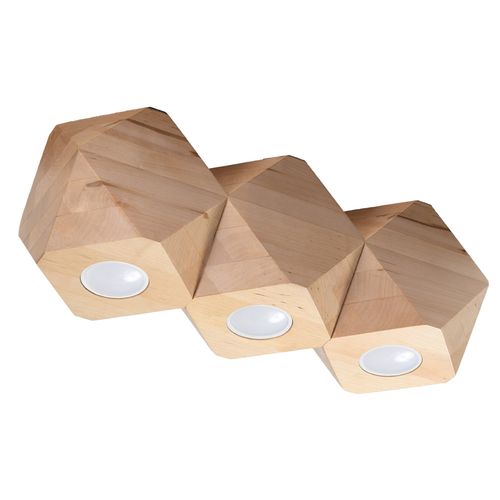 Ceiling lamp wood Woody Scandinavian Design GU10 - Home Symphony